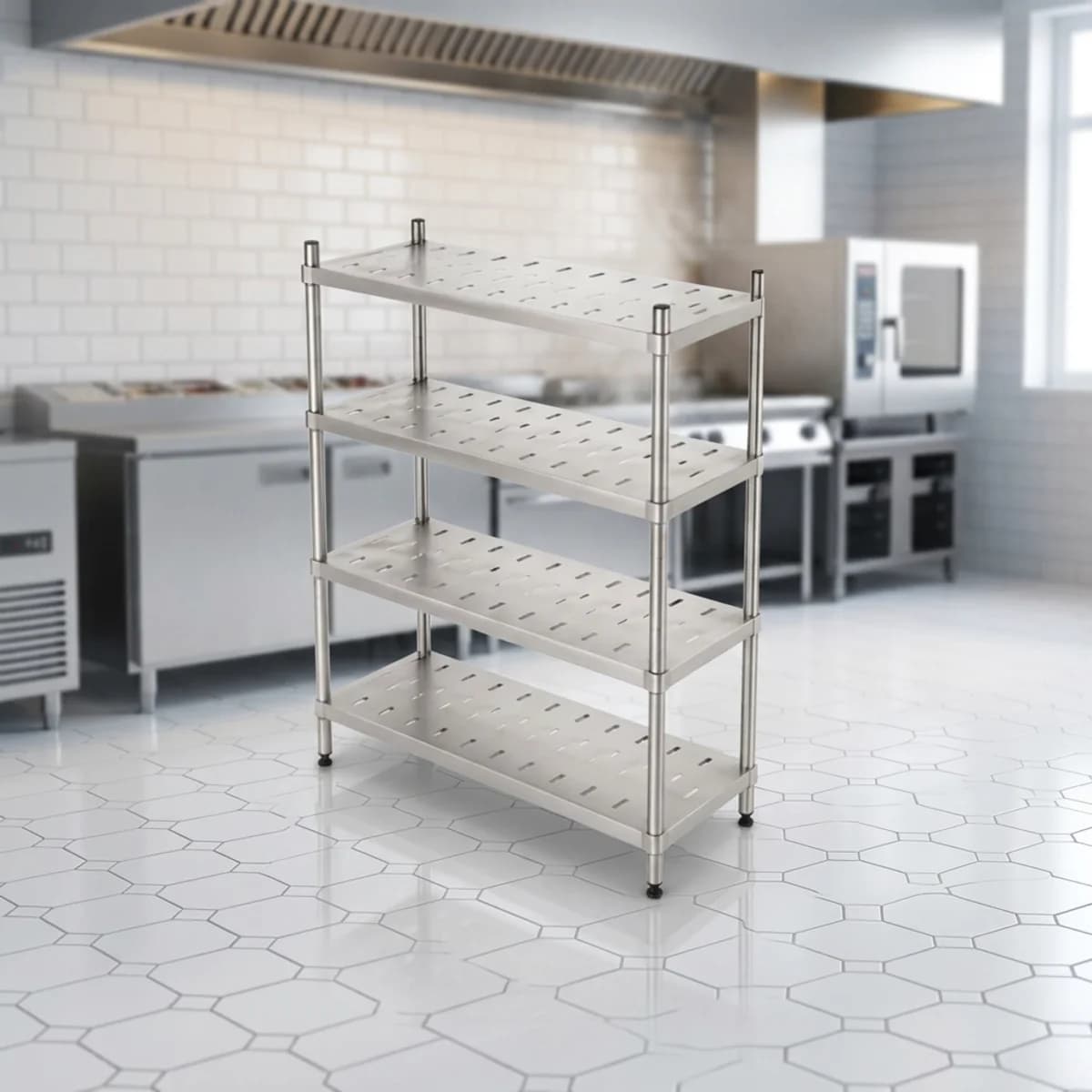 Storage Rack — Perforated Shelf