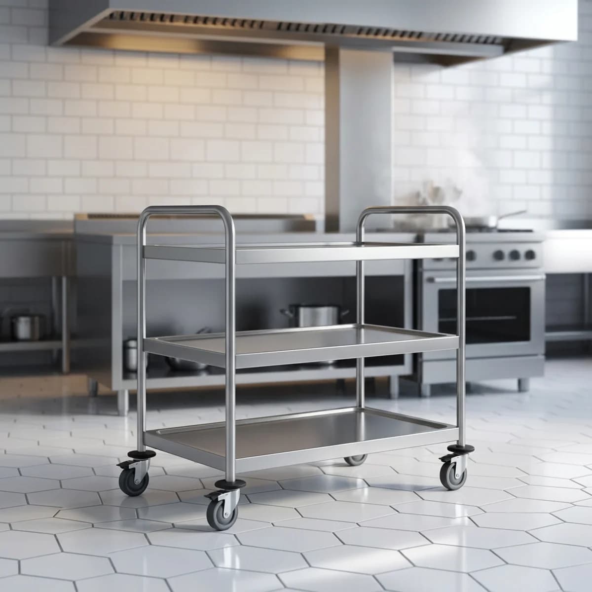 Service Trolley · 3 Katlı
