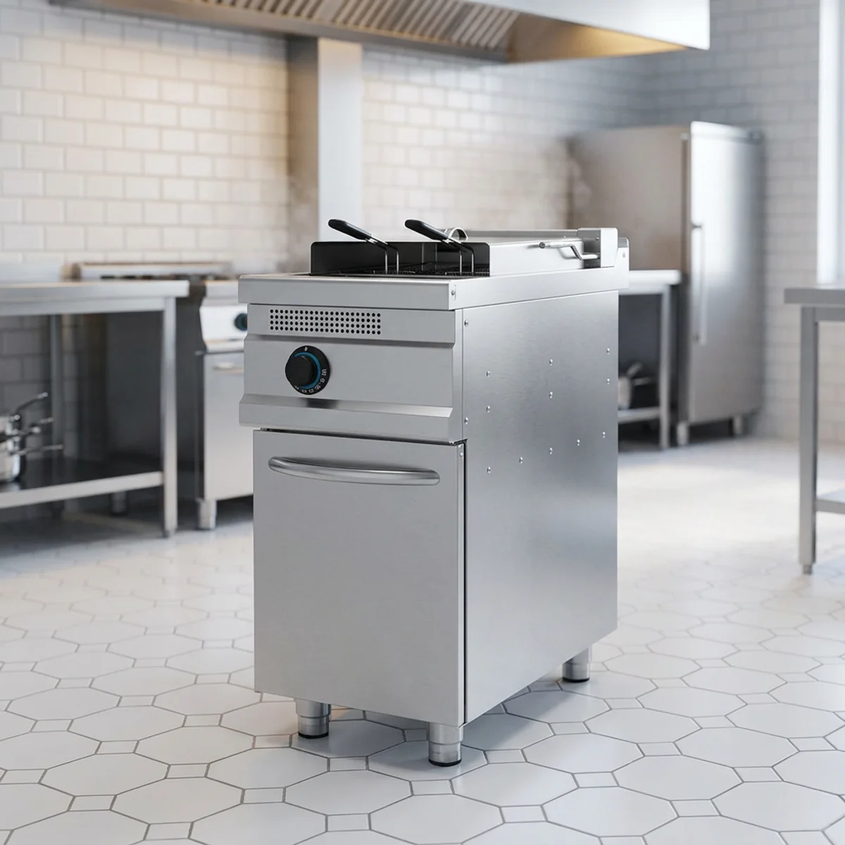 Fritöz · 120 cm Elektrikli (900) — Çift Hazne
